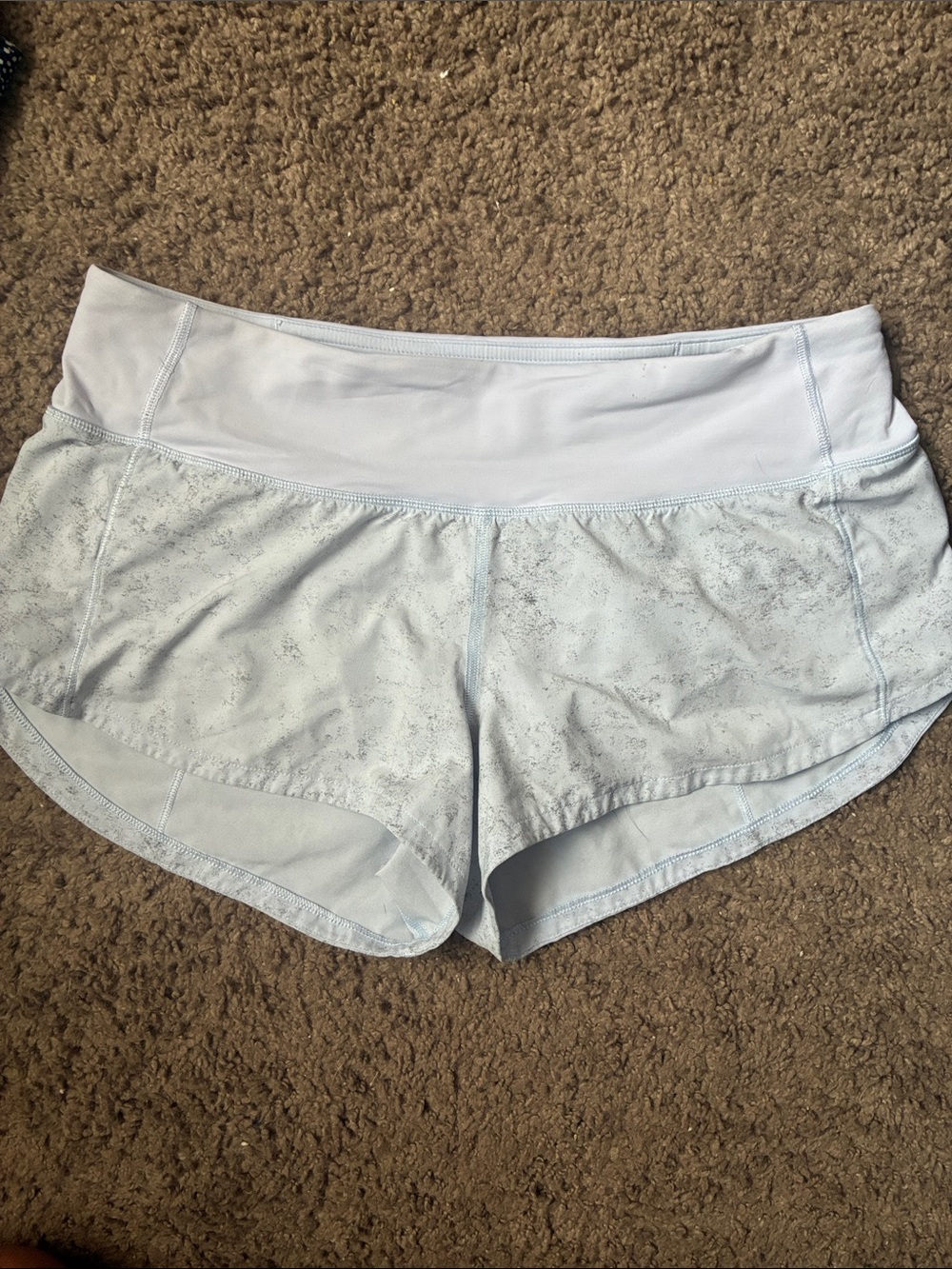 lululemon athletica Light Blue Women's Running Shorts